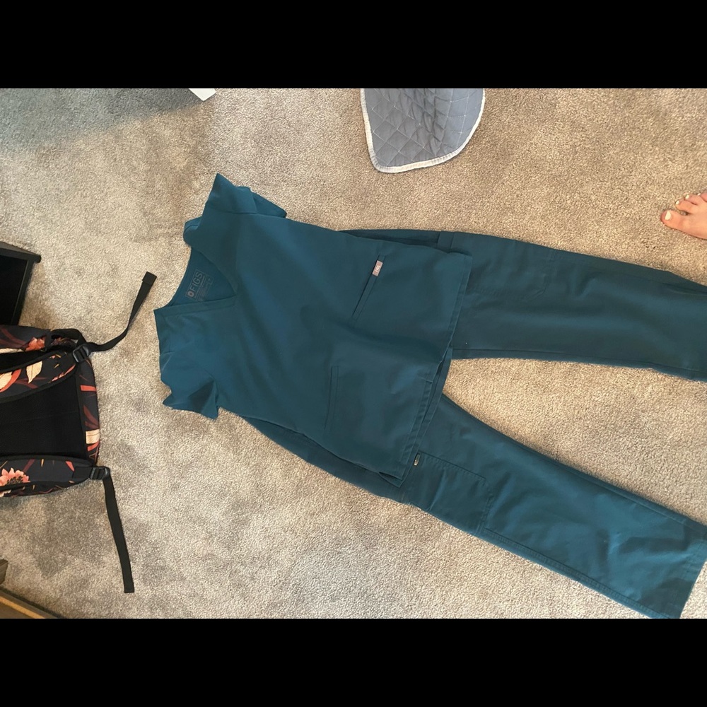Womens Caribbean Blue Scrubs